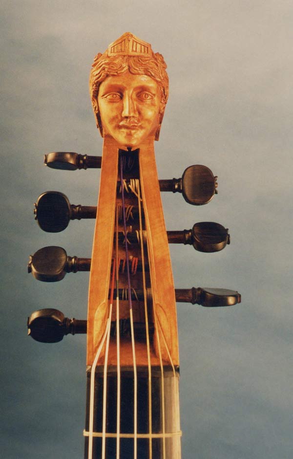 viola da gamba head 